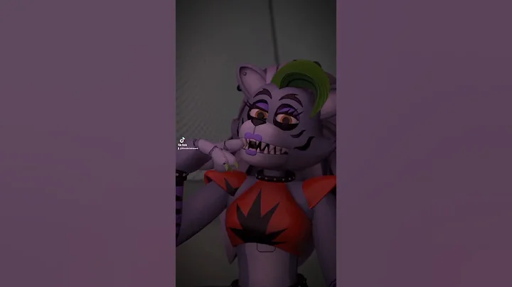 Roxy just downloaded CapCut 💀 | FNaF Security Breach Animation #shorts