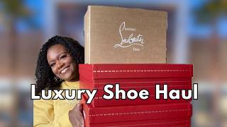 Luxury Designer Shoe Haul | Christian Louboutin + Rene Caovilla (Unboxing & First Impressions)