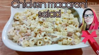 Chicken Macaroni Salad Perfect Pang Meryenda
