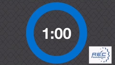 VEX IQ Timer ⏱ (with countdown, no music)