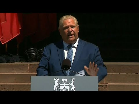 WATCH: Ont. Premier Doug Ford and his new cabinet's swearing-in ceremony