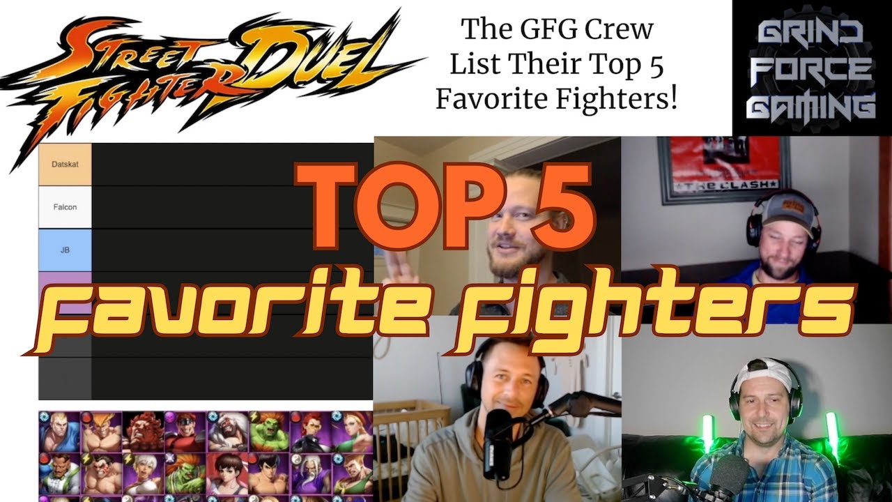 GFG Lists Their Top 5 Favorite Fighters in Street Fighter Duel! - YouTube