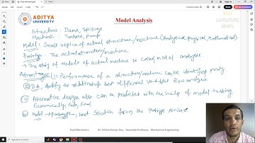 Lecture 150 #Model #Analysis in #Fluid #Mechanics
