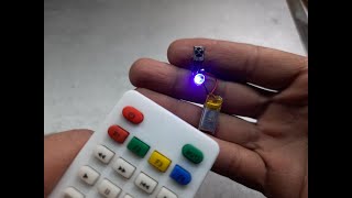 دائرة بسيطة لاختبار الريموت simplest remote control tester