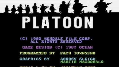Platoon C64 ALTERNATIVE GAME MUSIC!