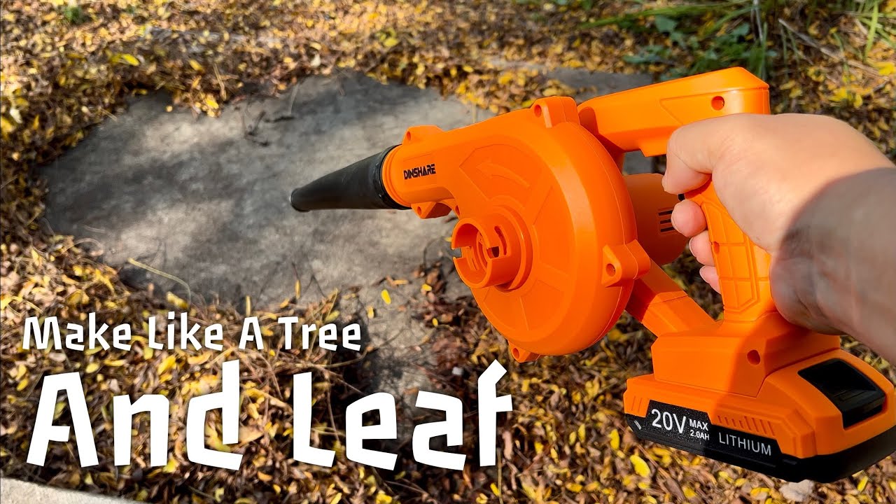 Mini Electric Leaf Blower Cordless, Doosl 2-in-1 Leaf Blower