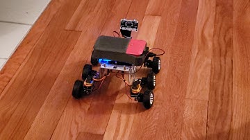 4Tronix Raspberry Pi Zero Mars Rover after servo calibration