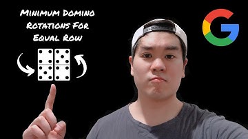 Minimum Domino Rotations For Equal Row - GOOGLE CODING INTERVIEW QUESTION in Javascript