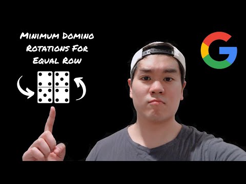Minimum Domino Rotations For Equal Row - GOOGLE CODING INTERVIEW QUESTION in Javascript