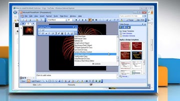 How to embed a video in PowerPoint  presentation on Windows® 7