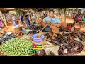 Typical rural african village market in vogan togo west africa market life in africa 