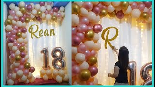 DIY BALLOON GARLAND || BALLOON BIRTHDAY DECOR | DIY Home Birthday Decor