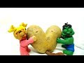 Baby Magic Potato Play Doh Cartoon Superhero Stop Motion Movie