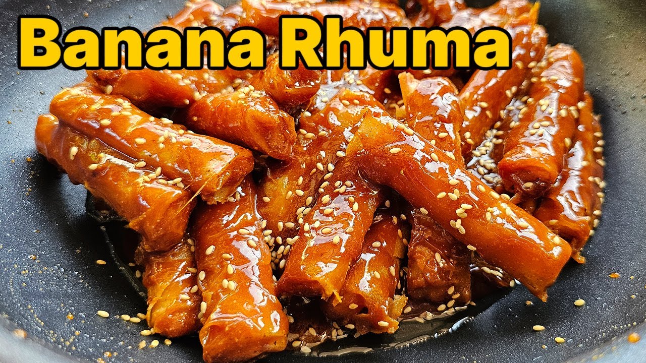 Banana Rhuma – A Tropical Dessert with a Boozy Twist - YouTube