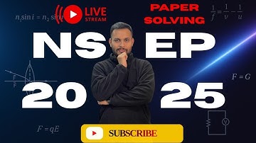 LIVE: NSEP 2025 Solved in 1 Shot! Physics Boost for JEE Mains + Advanced 🔥