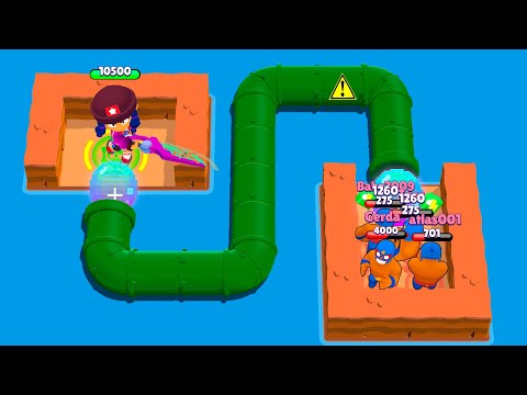 UNLUCKY NOOBS vs 1000 IQ BIBI! (Brawl Stars Funny Moments & Glitches & Fails #1)