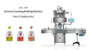 RQ-16R Gummy Counting Bottling Machine