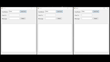 Real Time Chat windows application using SignalR Asp Net Core C#