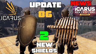 2 NEW Shields, New Frontiers News, & Carved Wood Bed Fixes! Icarus Week 86 Update! screenshot 3