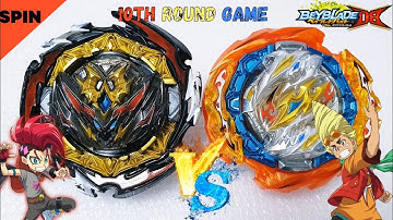 베이블레이드 버스트 DB 다이너마이트 벨리알 VS 사이클론 라그나로크 무조건 10라운드 배틀 Dynamite Belial Low VS Cyclone Ragnaruk Low
