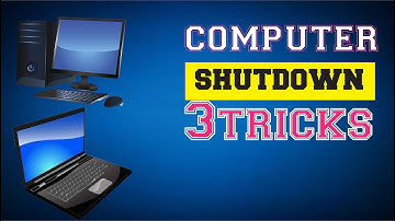 এক ক্লিকে কম্পিউটার বন্ধ করার  ট্রিকস || One Click Computer Shutdown Tricks