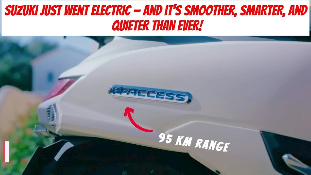 Suzuki e-Access 2025 – 95 km Range, Smart Tech, and Zero Emissions!