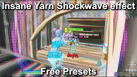 Free Preset : How To Make This *Insane Yarn Shockwave effect* - Premiere Pro (Fortnite)