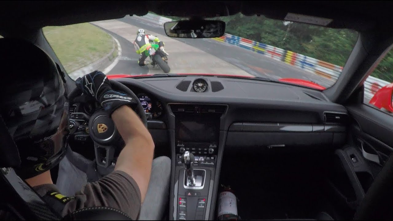 Porsche 991.2 GT3RS & FAST BIKER on Nordschleife//.
