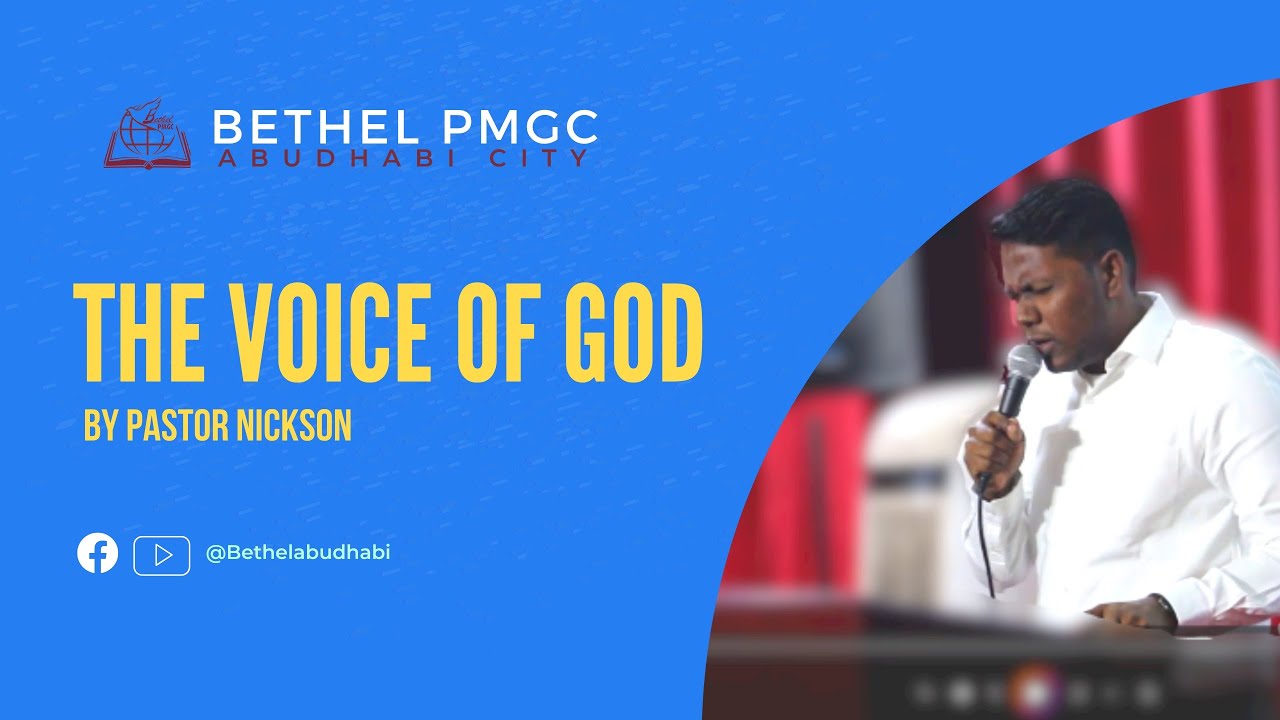 The Voice of God | Pr. Nickson | Malayalam Message