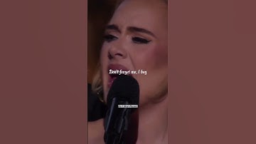 Thumbnail of Adele - Someone Like You ( Live Performance ) #adele #someonelikeyou #lyrics