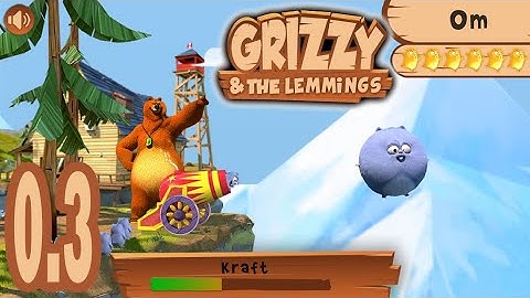 Grizzy and the Lemmings The cannon! - Gameplay Walkthrough - Part 0.3 (Android/iOS)
