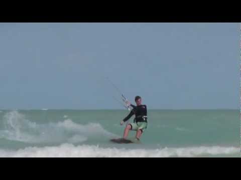 Kitesurf Unhooked Kiteloop Railey - Mexico Tulum:Holbox