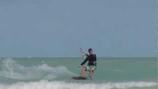 Kitesurf Unhooked Kiteloop Railey - Mexico Tulum:Holbox