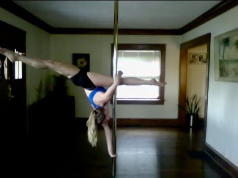 Awesome New Pole Trick :Elbow Grip with Split!