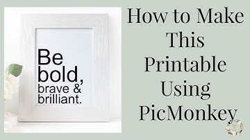How to Create a Printable Using PicMonkey | PicMonkey Tutorial | Printable Tutorial