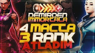 Demi̇rden - Ölümsüze 4 Maçta 3 Rank Atladim Valorant Epha