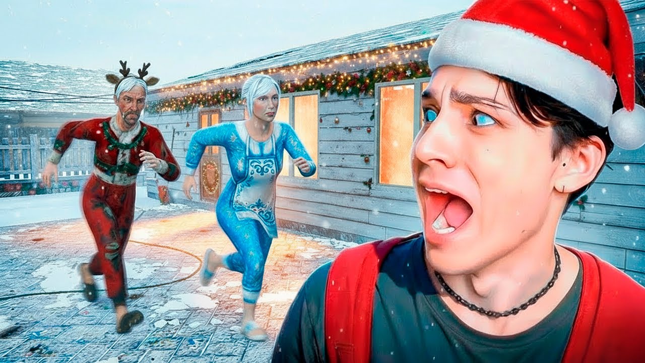 СБЕЖАЛ ОТ ЗЛЫХ РОДИТЕЛЕЙ НА НОВЫЙ ГОД!😱 НОВОГОДНИЙ МОД В SCHOOLBOY RUNAWAY😨