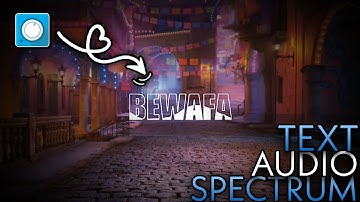 Text Audio Spectrum | Avee Player Template | i Edit