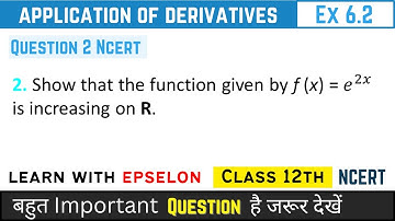 ex 6.2 class 12 maths q2 | ex 6.2 class 12 q2 | class 12 exercise 6.2 question number 2