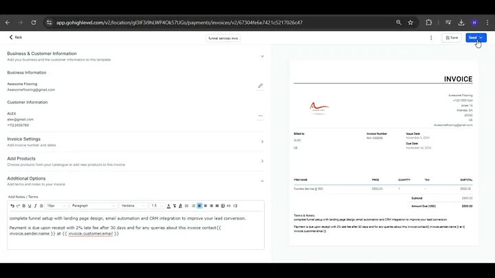 Create Invoices in GoHighLevel: Step-by-Step Guide for Marketers I #invoices I highlevel #ghl