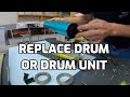 How to Replace the Drum and Cleaning Blade in DU-105 for Konica Minolta C1070