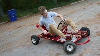 Restored 212cc Go Kart is Fast!