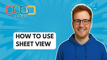 How to Use Sheet View Zoho CRM [2025 Guide]