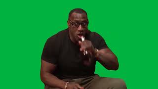 Shannon Sharpe Anybody Else Need a Shot of This? Green Screen
