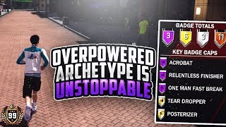 THIS ARCHETYPE IS LITERALLY UNSTOPPABLE!😱 BEST ARCHETYPE AFTER PATCH 9 NBA 2K18! DEMIGOD BUILD!🔥