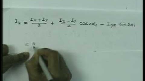 Lecture - 32 Advanced Strength of Materials