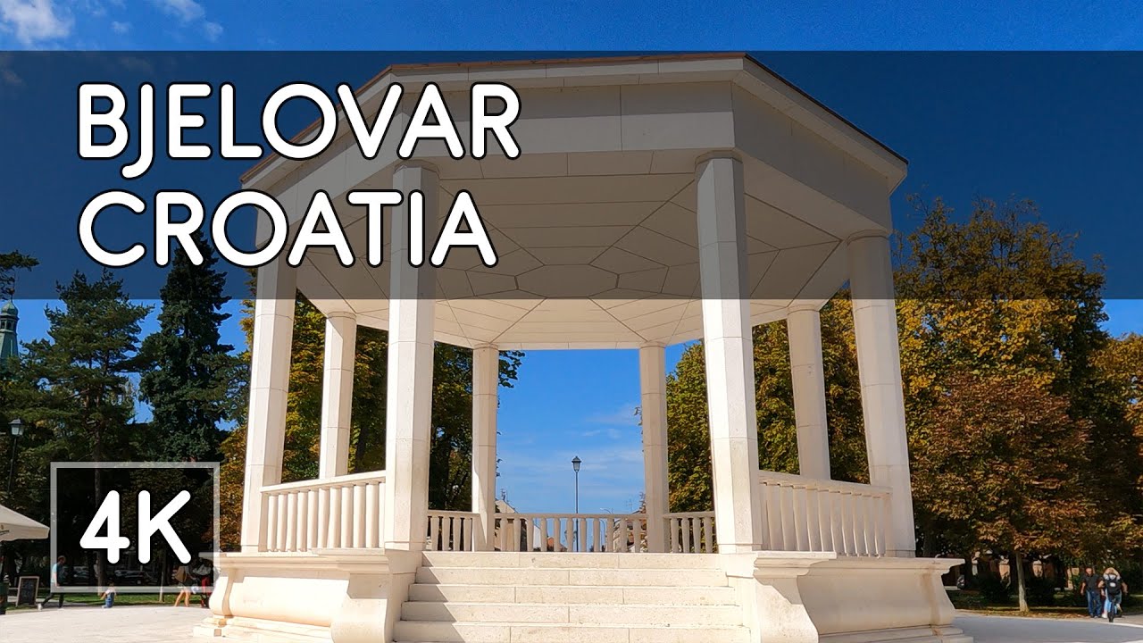 Walking Tour: Bjelovar, Croatia - 4K UHD Virtual Travel
