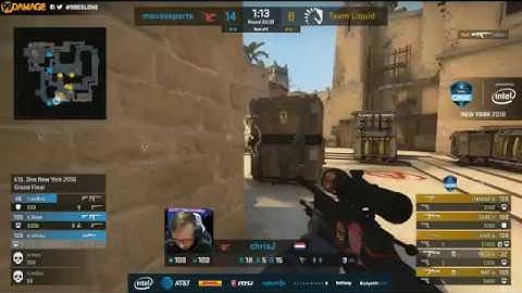 ChrisJ Insane Ace (ESL One NY 2018) german caster reaction [CS:GO]
