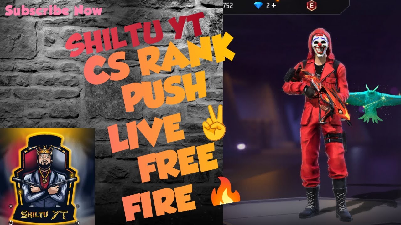 CS RANK PUSH LIVE // SHILTU YT // GARENA FREE FIRE MAX .... - YouTube
