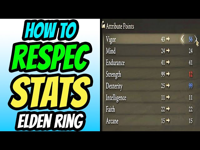 Elden Ring Stats Guide: What They All Mean, How to Respec